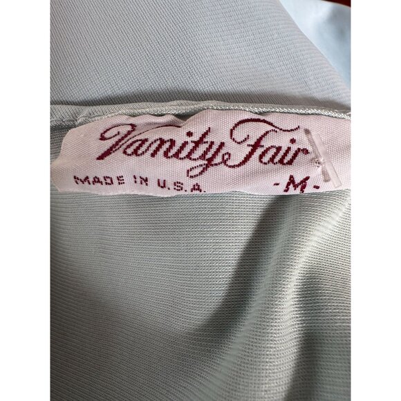 Vanity Fair Vintage Light Blue Nightgown M Made In USA - Picture 6 of 16